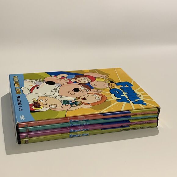 Family Guy Volume 1: Seasons 1 & 2 (DVD, 1999) 4 Disc Set - Picture 4 of 5